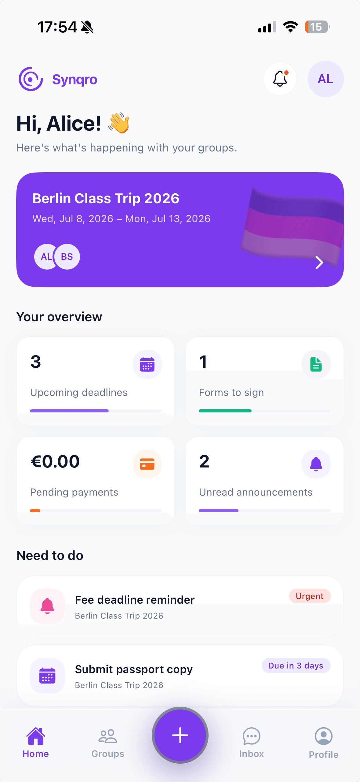 Synqro preview
